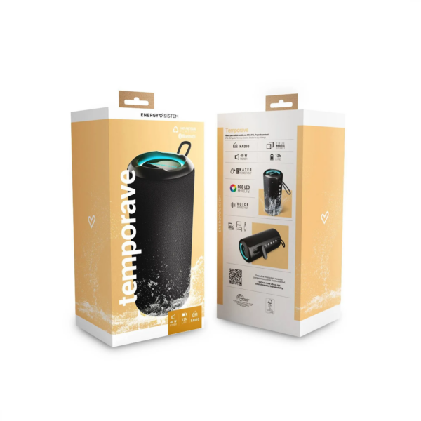 Enceinte portable Bluetooth Energy Sistem TempoRave - Noir (457830) – Image 7