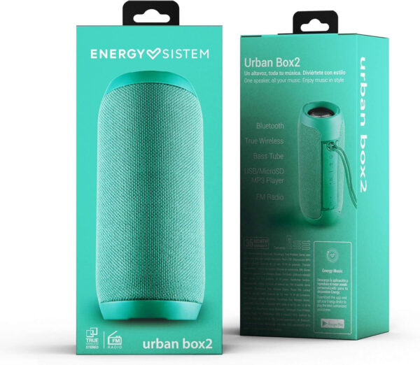 Enceinte portable Energy Sistem Urban Box 2 Jade (449330) – Image 6