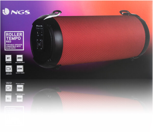 Prix Enceinte portable NGS Roller Tempo rouge 20W (ROLLERTEMPORED) -  311.00 -  311.00 – Image 8