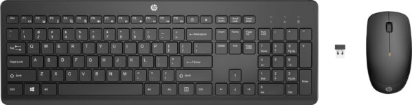 Ensemble clavier et souris sans fil HP 235 AZERTY (1Y4D0AA)