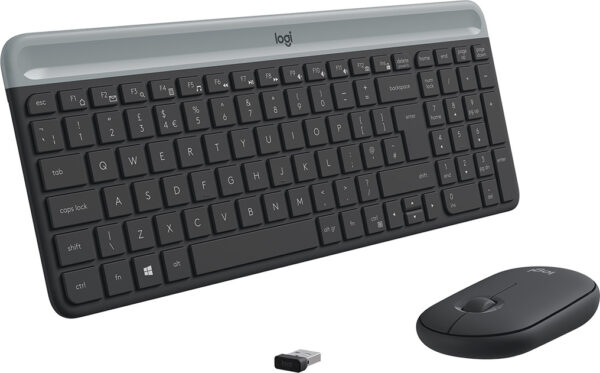 Ensemble clavier et souris sans fil ultra-fin Logitech MK470 AZERTY (920-009190) – Image 3
