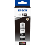 Epson 115 Photo Noir - Bouteille d'encre Epson EcoTank d'origine (C13T07D14A)