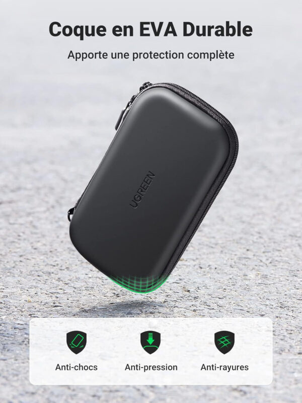 Prix Etui Antichoc rangement Ugreen pour les disque dur 2,5" (40707) -  -  – Image 6