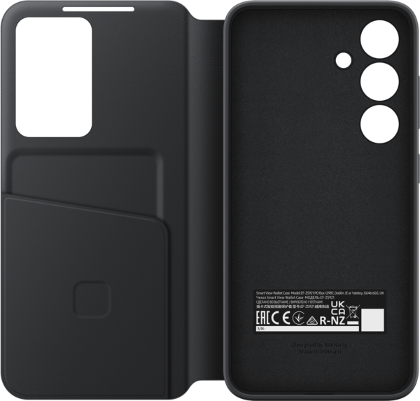 Étui Smart View avec porte-carte Samsung pour Galaxy S24 (EF-ZS921CBEGWW)