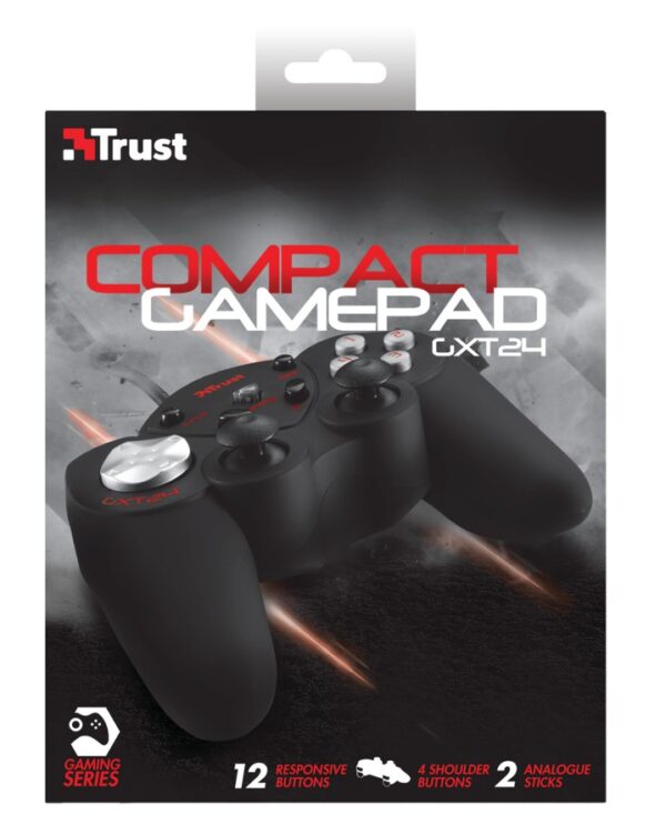 Prix Gamepad GXT 24 Compact Trust avec mode Turbo fire pour les PC fixes et portables - USB -  -  – Image 3