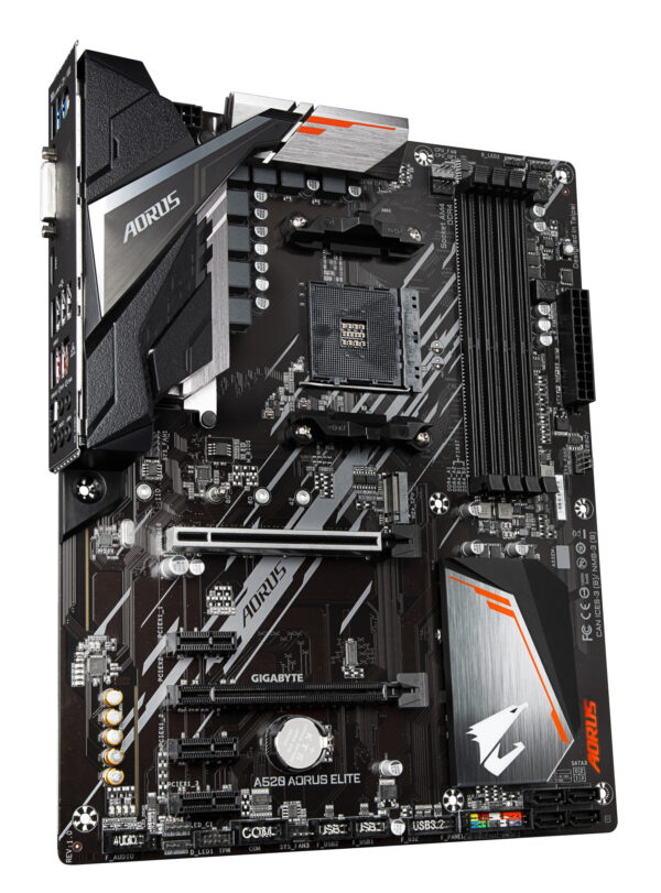 Prix Gigabyte A520 AORUS ELITE carte mère AMD A520 Emplacement AM4 ATX (A520 AORUS ELITE) -  -  – Image 2