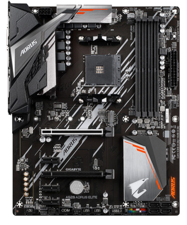 Prix Gigabyte A520 AORUS ELITE carte mère AMD A520 Emplacement AM4 ATX (A520 AORUS ELITE) -  -  – Image 3