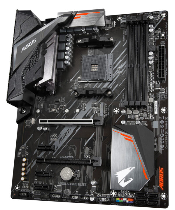 Prix Gigabyte A520 AORUS ELITE carte mère AMD A520 Emplacement AM4 ATX (A520 AORUS ELITE) -  -  – Image 4