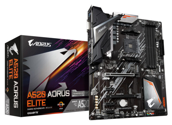 Prix Gigabyte A520 AORUS ELITE carte mère AMD A520 Emplacement AM4 ATX (A520 AORUS ELITE) -  - 