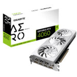 Prix Gigabyte AERO GeForce RTX 4060 OC 8G NVIDIA 8 Go GDDR6 (GV-N4060AERO OC-8GD) -  - 