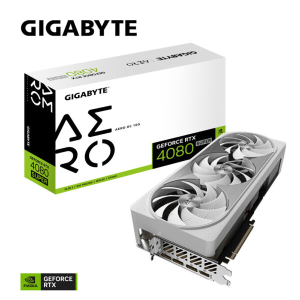 Prix Gigabyte AERO GeForce RTX 4080 SUPER OC 16G NVIDIA 16 Go GDDR6X (GV-N408SAERO OC-16GD) -  -  – Image 2