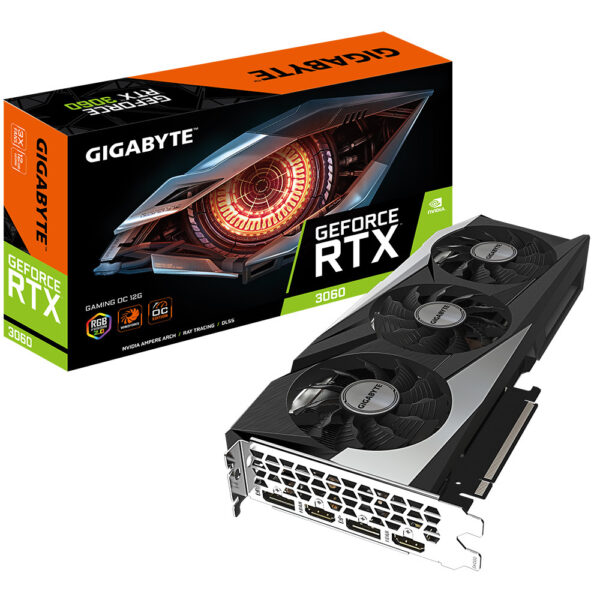 Prix Gigabyte GAMING GeForce RTX 3060 OC 12G (rev. 2.0) NVIDIA 12 Go GDDR6 (GV-N3060GAMING OC-12GD 2.0) -  -  – Image 8