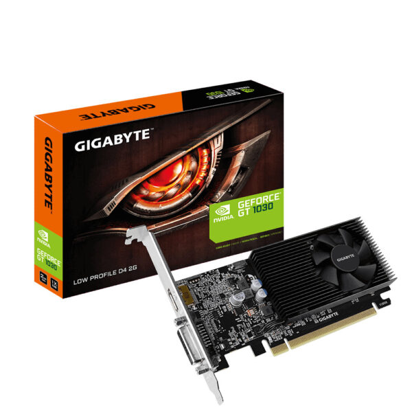 Prix Gigabyte GV-N1030D4-2GL carte graphique NVIDIA GeForce GT 1030 2 Go GDDR4 (GV-N1030D4-2GL) -  - 