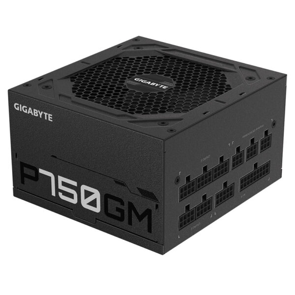 Prix Gigabyte P750GM unité d'alimentation d'énergie 750 W 20+4 pin ATX ATX Noir (GP-P750GM) -  -  – Image 3