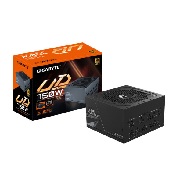 Prix Gigabyte UD750GM PG5 unité d'alimentation d'énergie 750 W 20+4 pin ATX ATX Noir (GP-UD750GM PG5) -  -  – Image 7