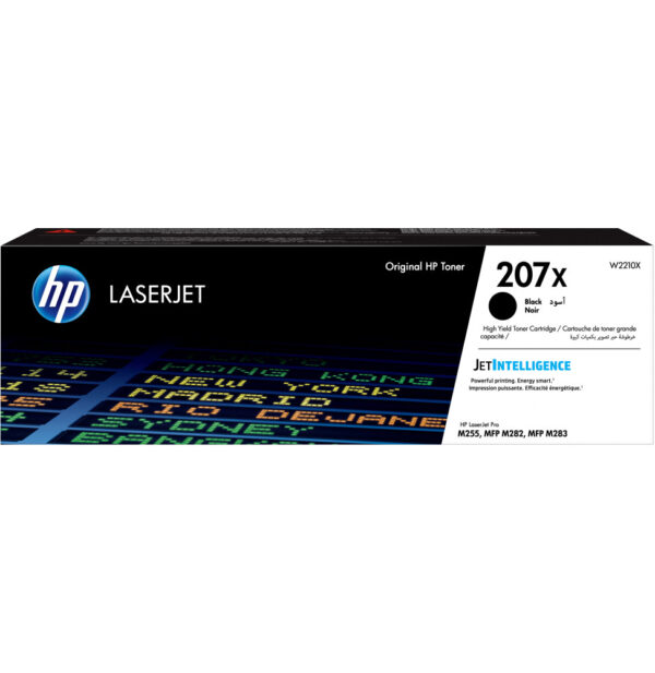 HP 207X Noir - Toner HP LaserJet d'origine à grande capacité (W2210X)