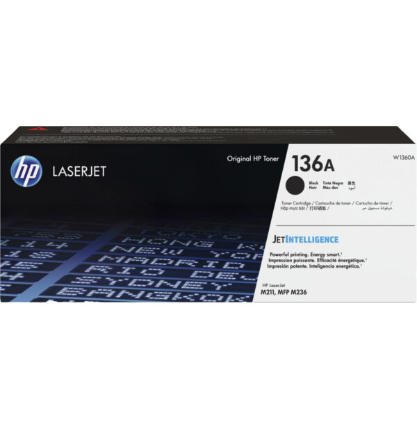 Prix HP 136A Noir - Toner HP LaserJet d'origine (W1360A) -  946.00 -  946.00