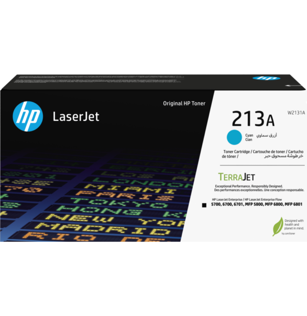 HP 213A Cyan (W2131A) - Toner HP LaserJet d'origine