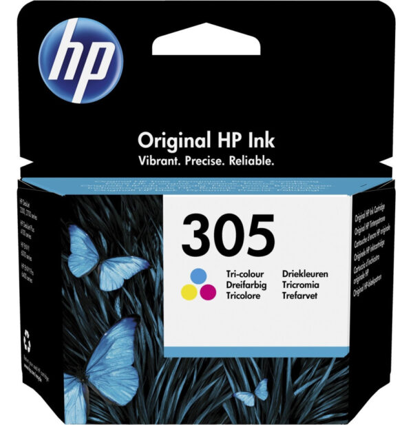 Prix HP 305 trois couleurs - Cartouche d'encre HP d'origine (3YM60AE) -  218.00 -  218.00