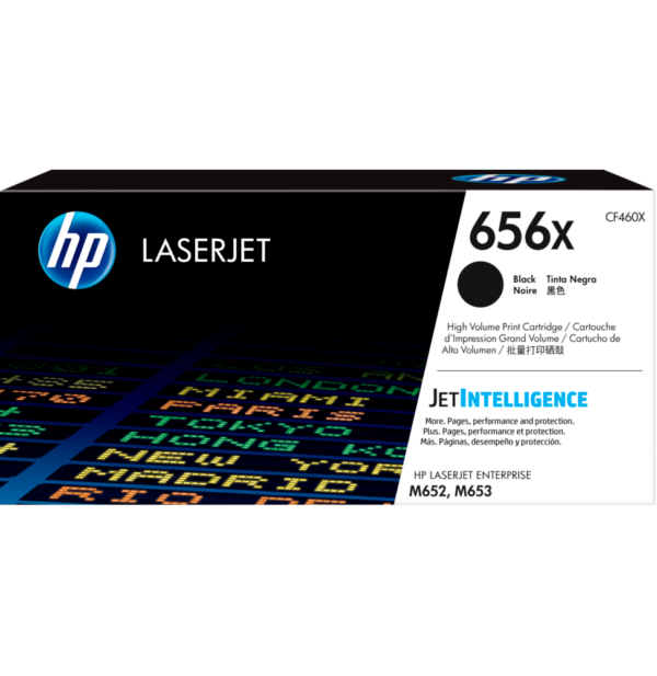 HP 656X Noir - Toner grande capacité HP LaserJet d'origine (CF460X)
