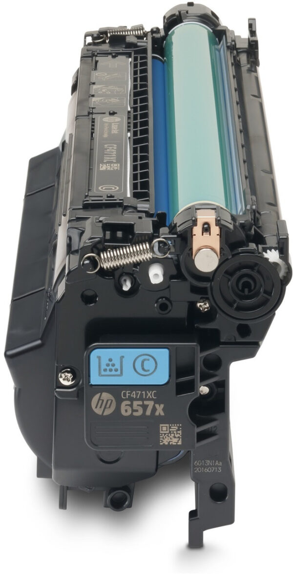 HP 657X Cyan (CF471X) - Toner grande capacité HP LaserJet d'origine – Image 2