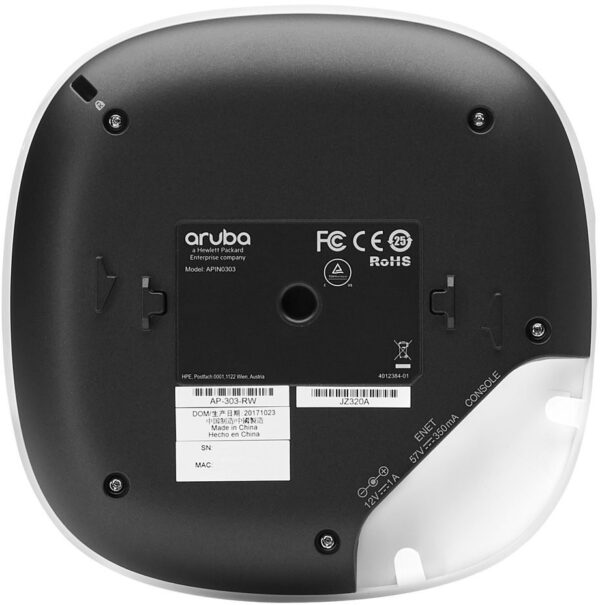 Point d’accès campus unifié Aruba AP-303 (RW) double radio MU-MIMO 2x2:2 (JZ320A) – Image 2