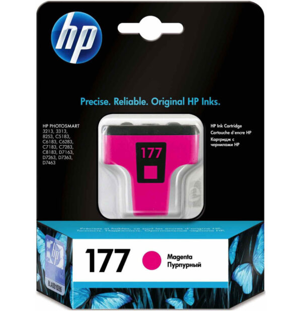 Prix HP 177 Magenta - Cartouche d'encre HP d'origine (C8772HE) -  - 