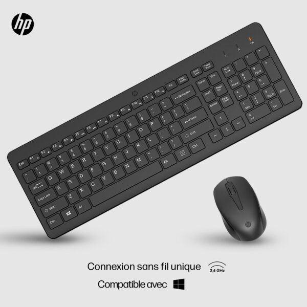 HP Ensemble combiné clavier et souris sans fil 330 Ensemble combiné clavier et souris sans fil HP 330 (2V9E6AA) – Image 11
