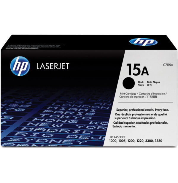 Prix HP 15A Noir (C7115A) - Toner HP LaserJet d'origine -  - 