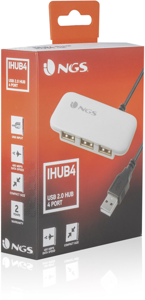 HUB USB 2.0 NGS 4 ports (IHUB4) – Image 6
