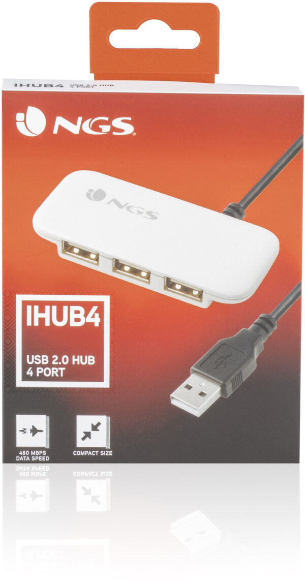 HUB USB 2.0 NGS 4 ports (IHUB4) – Image 7