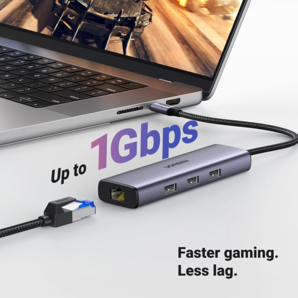 hub ugreen revodok 1061 usb c 6 en 1 supporte pd power delivery 100w recharge 15598 3