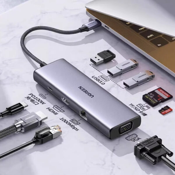 hub usb c ugreen 9 en 1 15600 1