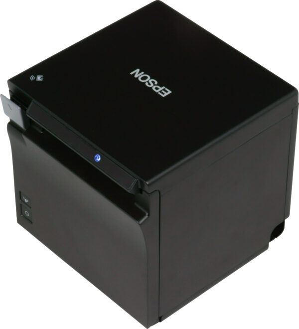 Imprimante de tickets Epson TM-m30II (112): USB + Ethernet + NES + BT, Black, PS, EU (C31CJ27112)