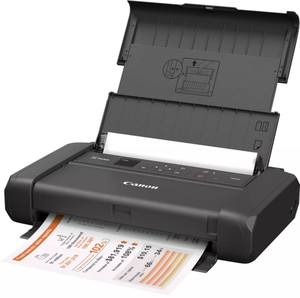 Prix Imprimante Jet d'encre Portable Canon Pixma TR150 avec Batterie (4167C026AC) -  6203.00 -  6203.00 – Image 2