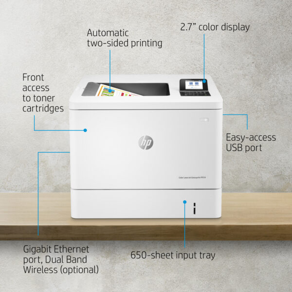 Prix Imprimante Laser Couleur HP LaserJet Enterprise M554dn (7ZU81A) -  8479.00 -  8479.00 – Image 7