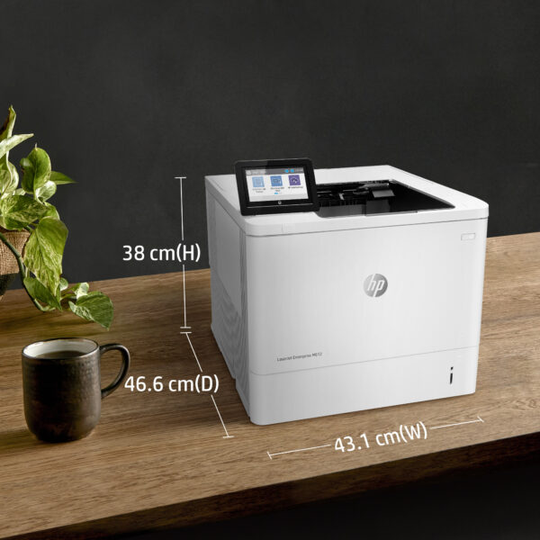 Prix Imprimante Laser Monochrome HP LaserJet Enterprise M612dn (7PS86A) -  12501.00 -  12501.00 – Image 7