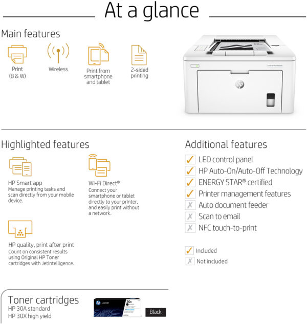 Imprimante Laser Monochrome HP LaserJet Pro M203dw (G3Q47A) – Image 7