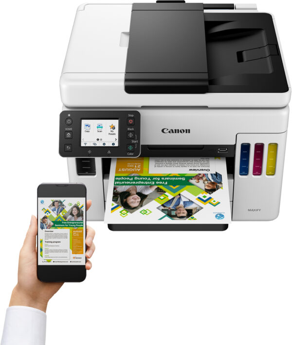 Prix Imprimante multifonction à réservoirs rechargeables Canon MAXIFY GX7040 (4471C009AA) -  14039.00 -  14039.00 – Image 7