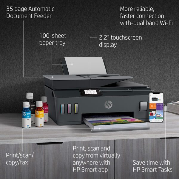 HP Smart Tank 615 Imprimante multifonction à réservoirs rechargeables (Y0F71A) – Image 11