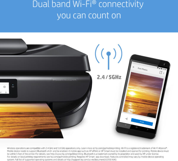 Prix Imprimante multifonction Jet d’encre HP DeskJet Ink Advantage 5275 (M2U76C) -  -  – Image 6