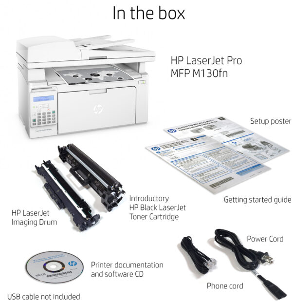 Prix Imprimante Multifonction Laser Monochrome HP LaserJet Pro M130fn (G3Q59A) -  -  – Image 7