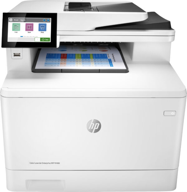 Prix Imprimante Multifonction Laser Couleur HP LaserJet Enterprise MFP M480f (3QA55A) -  12948.00 -  12948.00