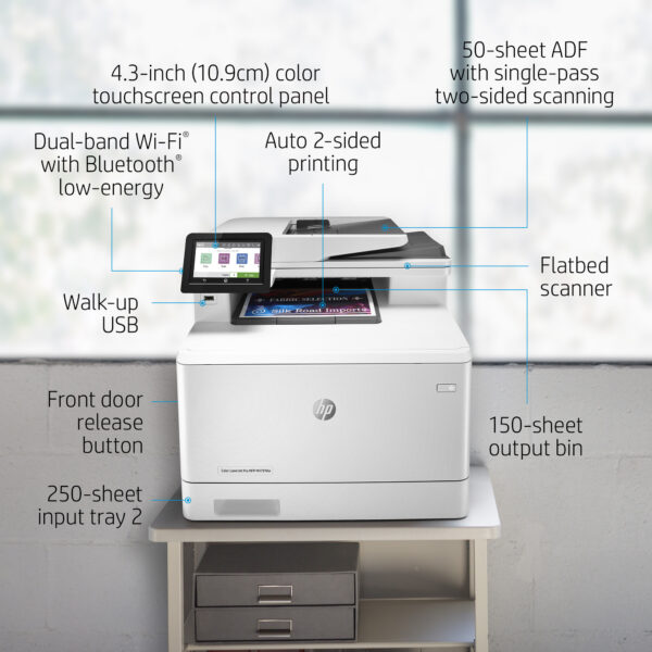 Prix Imprimante Multifonction Laser HP Color LaserJet Pro M479fnw (W1A78A) -  -  – Image 7