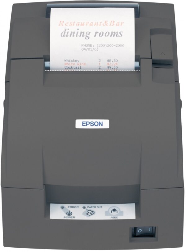 Prix Imprimante ticket à impact Epson TM-U220B USB noire (avec alim - sans cordon secteur) -  2960.00 -  2960.00