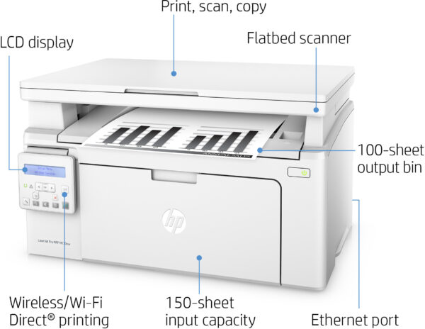 Imprimante Multifonction Laser Monochrome HP LaserJet Pro M130nw (G3Q58A) – Image 4