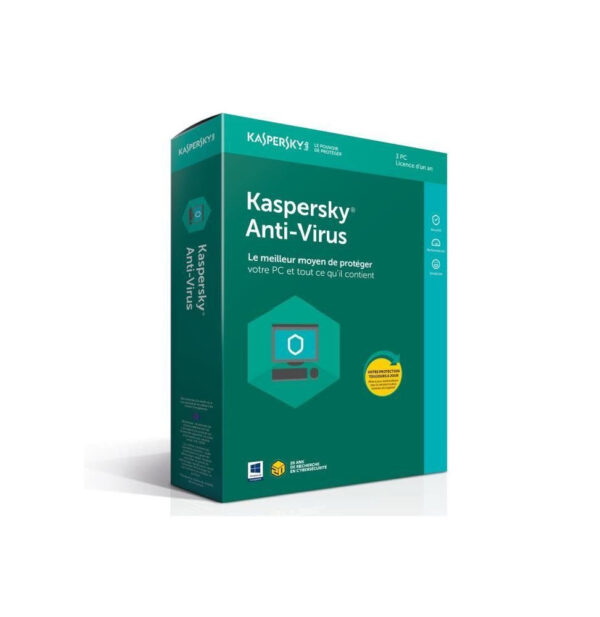 Prix Kaspersky Antivirus 2018 pour PC 3 postes -  - 