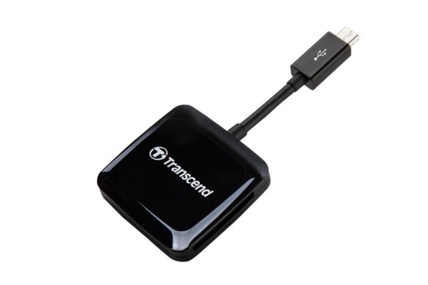 Prix Lecteur de cartes mémoire Transcend SD/microSD/port USB - Compatible avec les appareils Android OTG -  -  – Image 3