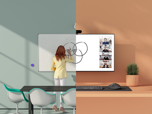 Prix Logitech Scribe Blanc 1920 x 1080 pixels 15 ips 1080p, 119 x 573 x 149 mm, 1.1 kg (960-001332) -  17160.00 -  17160.00 – Image 8