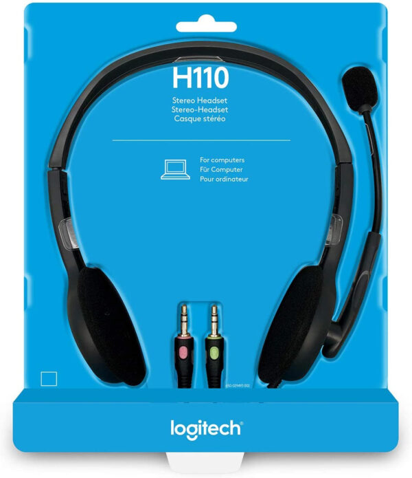 Casque stéréo Logitech H110 - Jack 3,5 mm (981-000271) – Image 3
